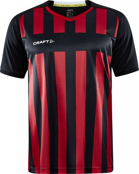 Craft - Progress 2.0 Stripe Jersey Men - Zwart & rood