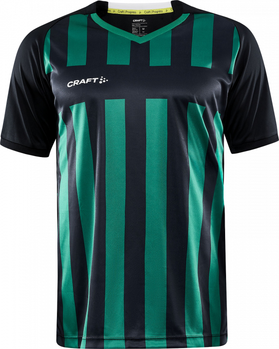 Craft - Progress 2.0 Stripe Jersey Junior - Black & green