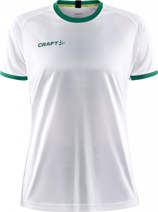 Craft - Progress 2.0 Graphic Jersey Women - Wit & groen