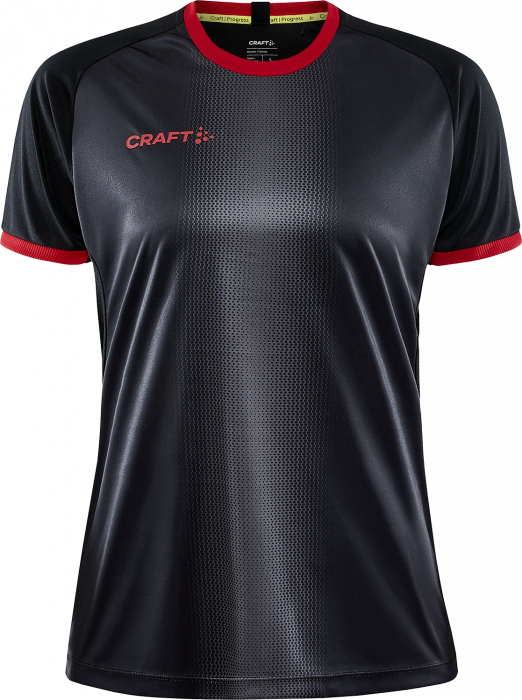 Craft - Progress 2.0 Graphic Jersey Women - Zwart & rood