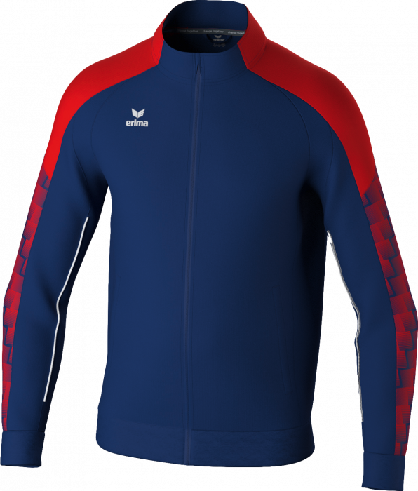 Erima - Evo Star Training Jacket Full Zip - New Navy & czerwony