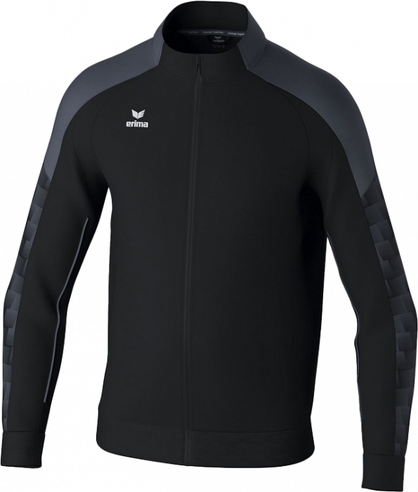 Erima - Evo Star Training Jacket Full Zip - Black & slate grey