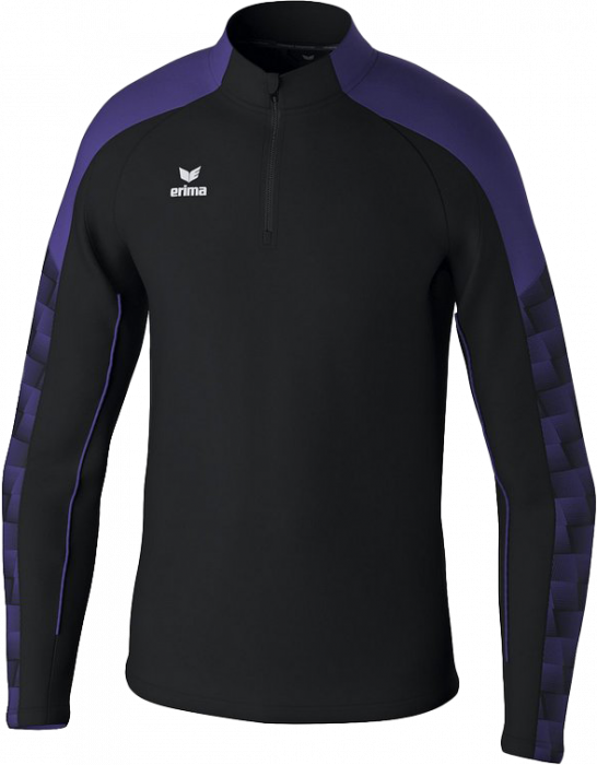 Erima - Evo Star Training Top Half Zip - Noir & violet