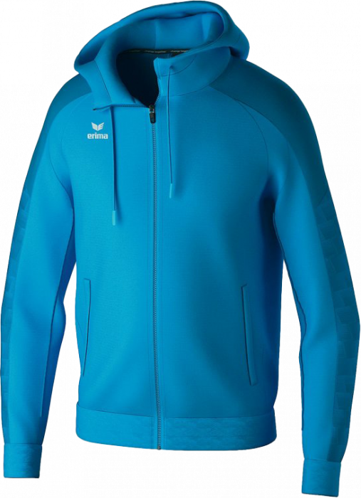 Erima - Evo Star Training Jacket With Hood - Curacao & mykonos