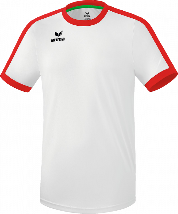 Erima - Retro Star Jersey - Blanco & ruby red