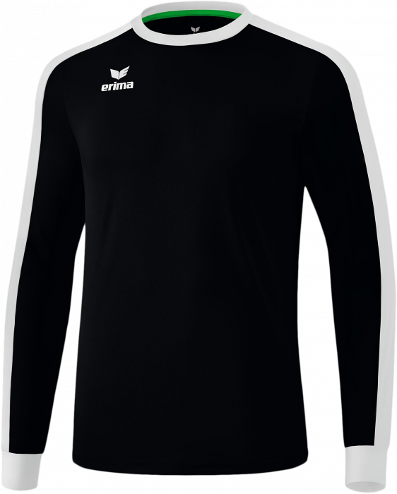 Erima - Retro Star Longsleeve Jersey - Zwart & wit