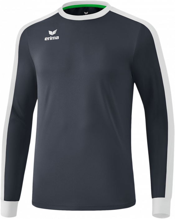 Erima - Retro Star Longsleeve Jersey - Slate Grey & biały