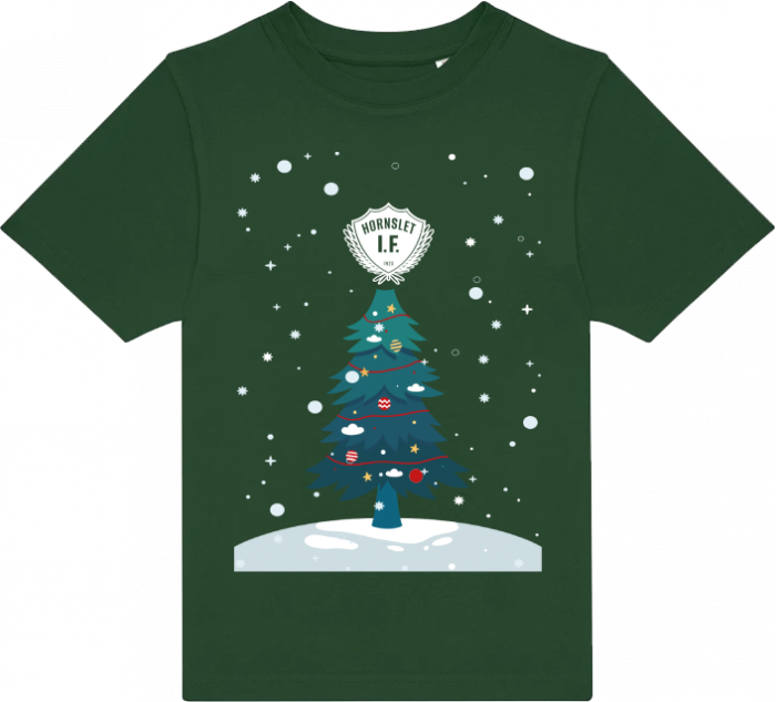 B&C - Hornslet Christmas T-Shirt Kids - Bottle Green