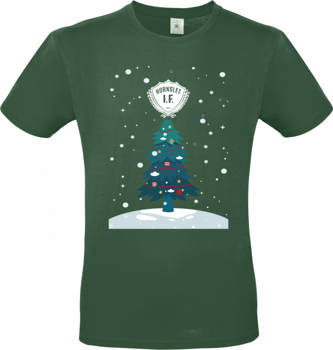 B&C - Hornslet Christmas T-Shirt Adults - Bottle Green