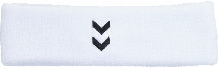 Hummel - Broad Headband - Biały & czarny
