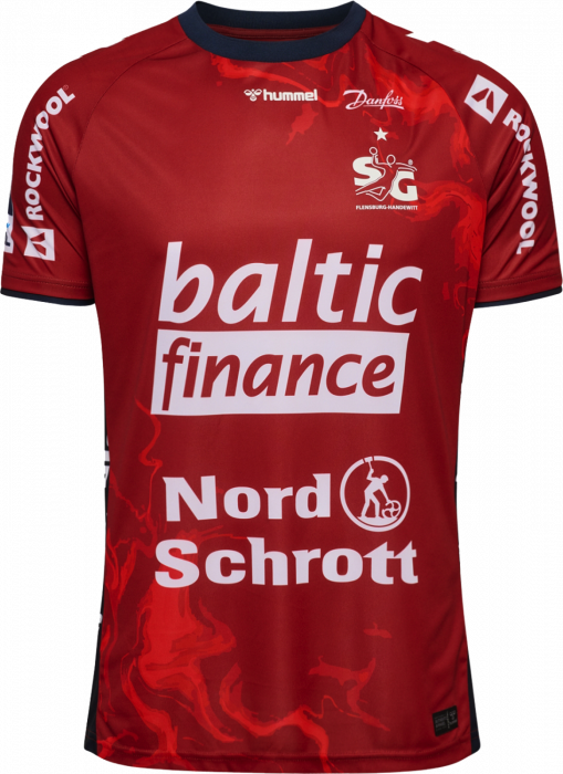 Hummel - Sg Flensburg-Handewitt 25/26 Home Jersey S/S - Chili Pepper