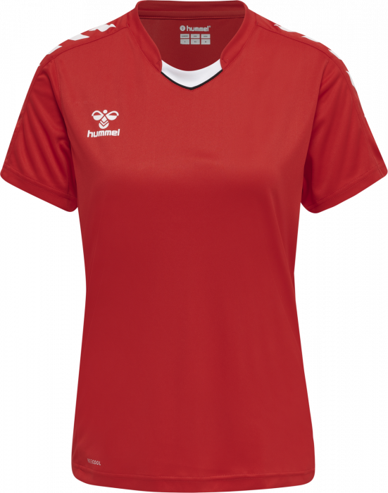 Hummel - Core Xk Poly Jersey Women - True Red & wit