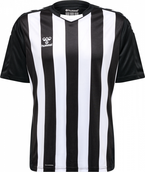 Hummel - Core Xk Striped Jersey - Schwarz & weiß