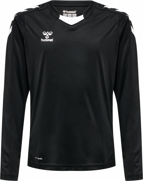 Hummel - Core Xk Poly Jersey Long Jr - Svart & vit