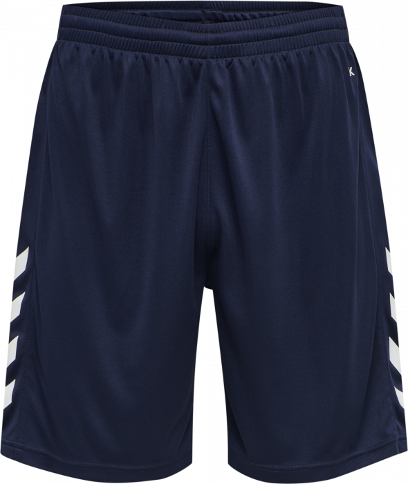 Hummel - Core Xk Poly Shorts - Marine & blanc