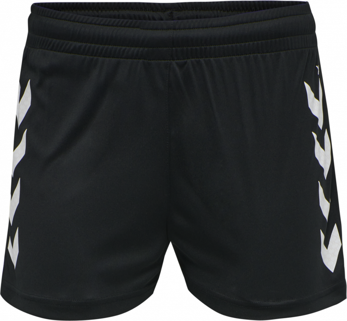 Hummel - Core Xk Poly Shorts Women - Schwarz & weiß