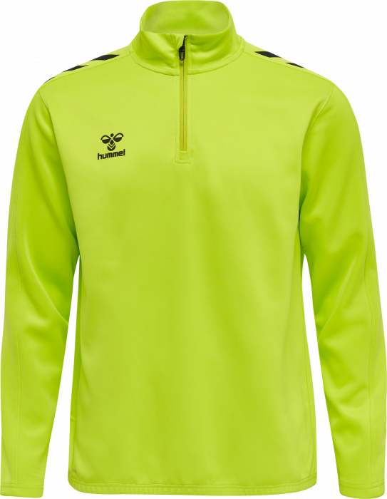 Hummel - Core Xk Half Zip Sweater - Lime & black