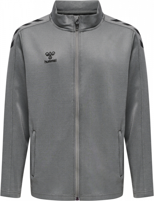 Hummel - Core Xk Poly Sweatshirt Jr - Grey Melange & svart