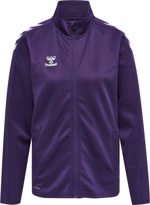 Hummel - Core Xk Poly Sweatshirt Women - Purple Reign & wit