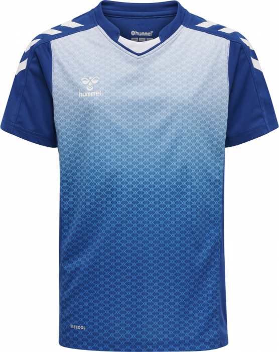 Hummel - Core Xk Sublimaiton Jersey Jr - True Blue & wit