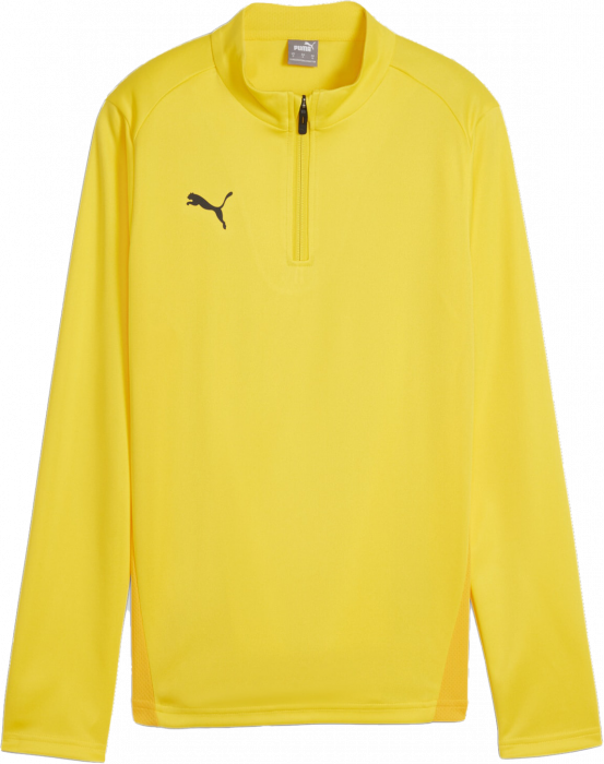 Puma - Team Goal Training Top With Half Zip Women - Gul