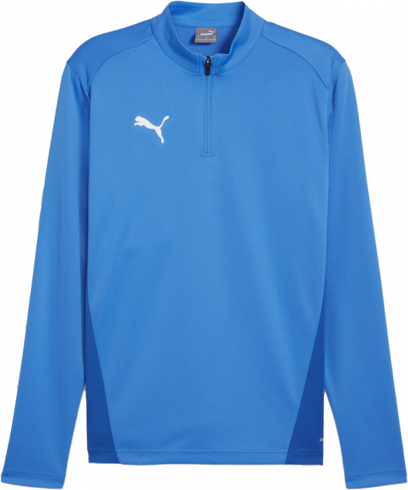 Puma - Team Goal Training Top With Half Zip Jr - Blau