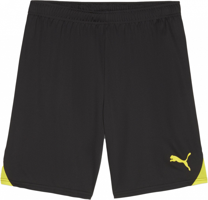 Puma - Teamgoal Shorts - Preto & amarelo