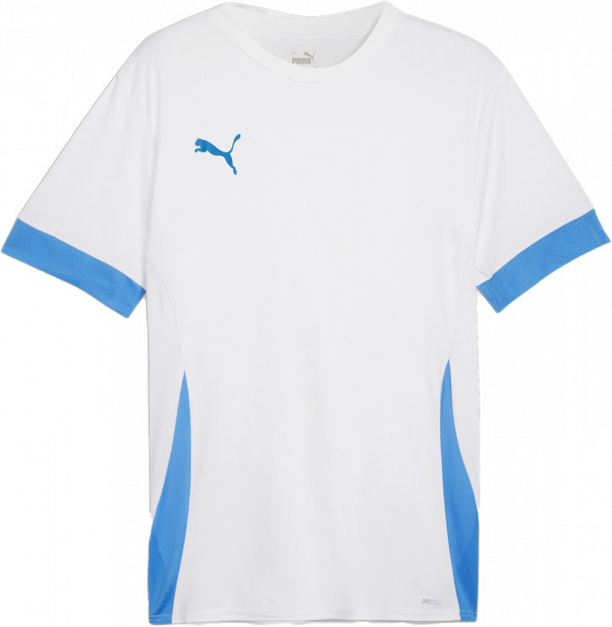 Puma - Teamgoal Matchday Jersey - Blanco & blue lemonade