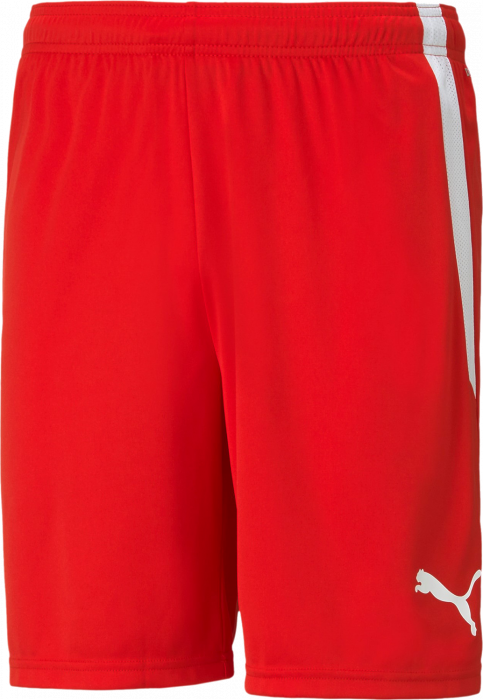 Puma - Teamliga Shorts Jr - Rot