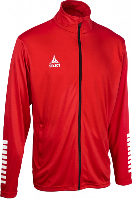 Select - Pisa Training Zip Jacket - Vermelho & branco