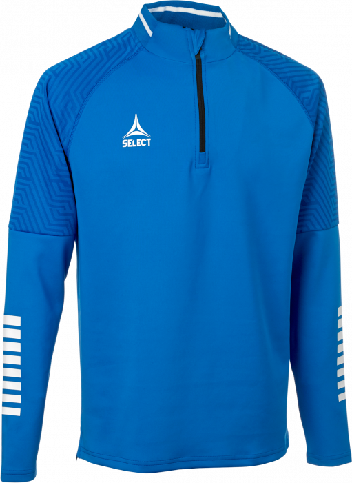 Select - Monaco V24 Training Sweat Half Zip - Niebieski